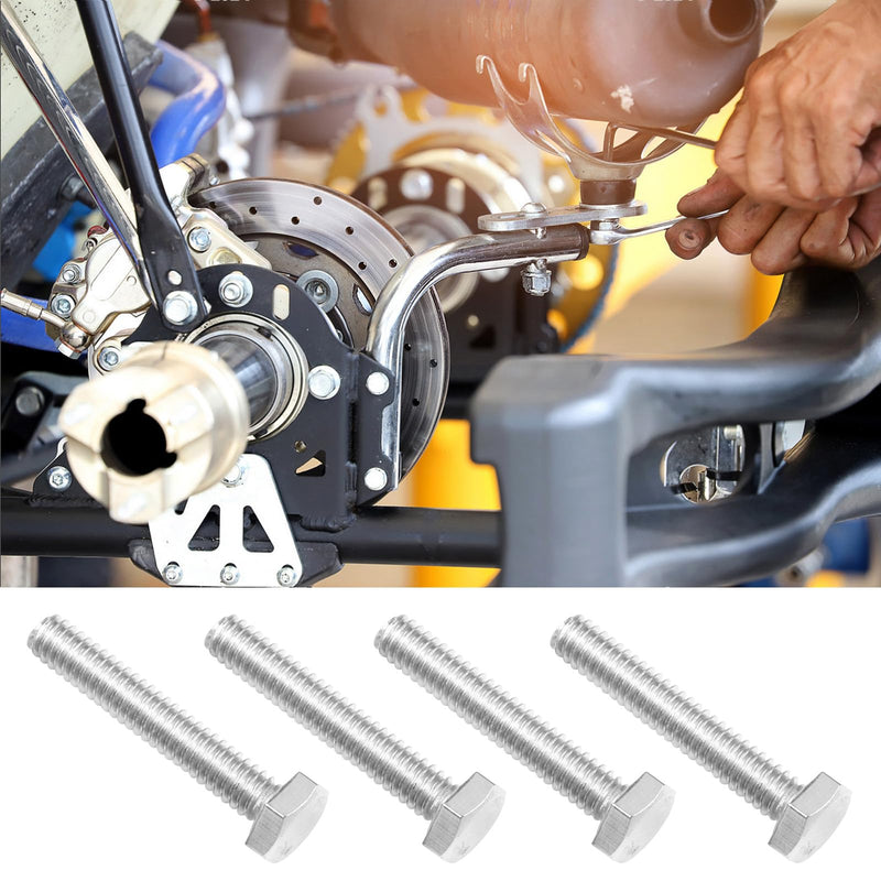[Australia - AusPower] - Yinpecly 30Pcs 1/4-20 x 1 Hex Bolts,1/4"-20 Hex Head Cap Screws Hexagon Bolts, 304 Stainless Steel, External Hex Drive, UNC Coarse Thread Fully Threaded 1/4-20 x 1" 