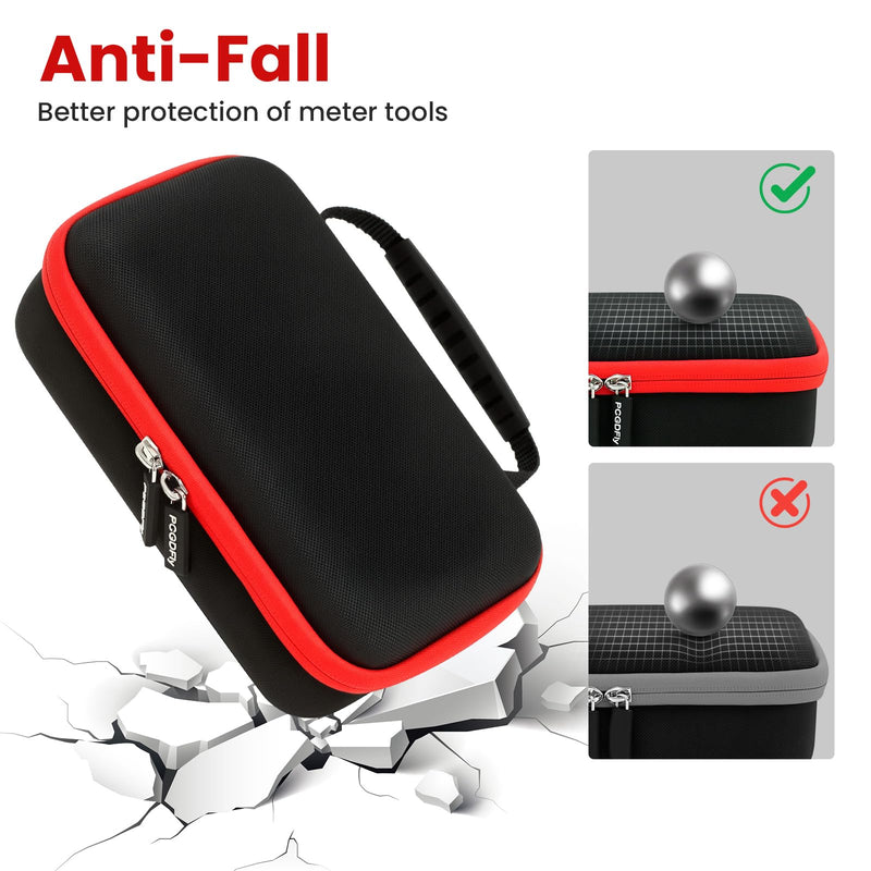 [Australia - AusPower] - Hard Storage Carrying Case Compatible with AstroAI Digital Multimeter and Analyzer TRMS 6000 Counts/AstroAI Multimeter Tester 2000 Counts, Hard EVA Travel Replacement Bag (Case Only) 