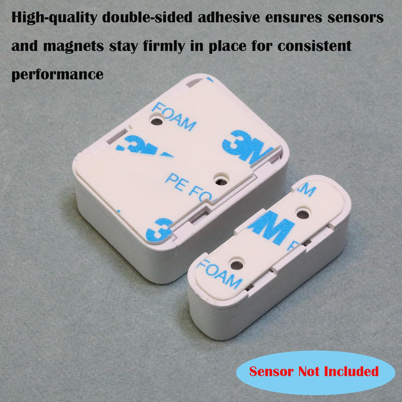 Replacement Adhesive for SimpliSafe Alarm Entry Sensors and Magnets – 20 Pre-Cut Adhesives for Sensors & 20 for Magnets – No Cutting Needed, Easy to Install – Secure & Durable Hold
