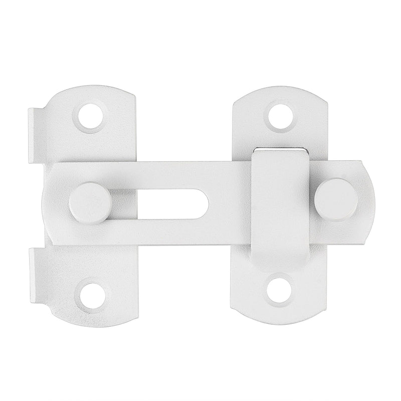 INIRET 10 Packs Barn Door Latches，Matte White Stainless Steel barn gate flip Door Latch Bi-fold Door Lock,Sliding Door Lock Gate Latches Wine Cabinet Closet Door Latches，White Finish (Small) Small Matte White