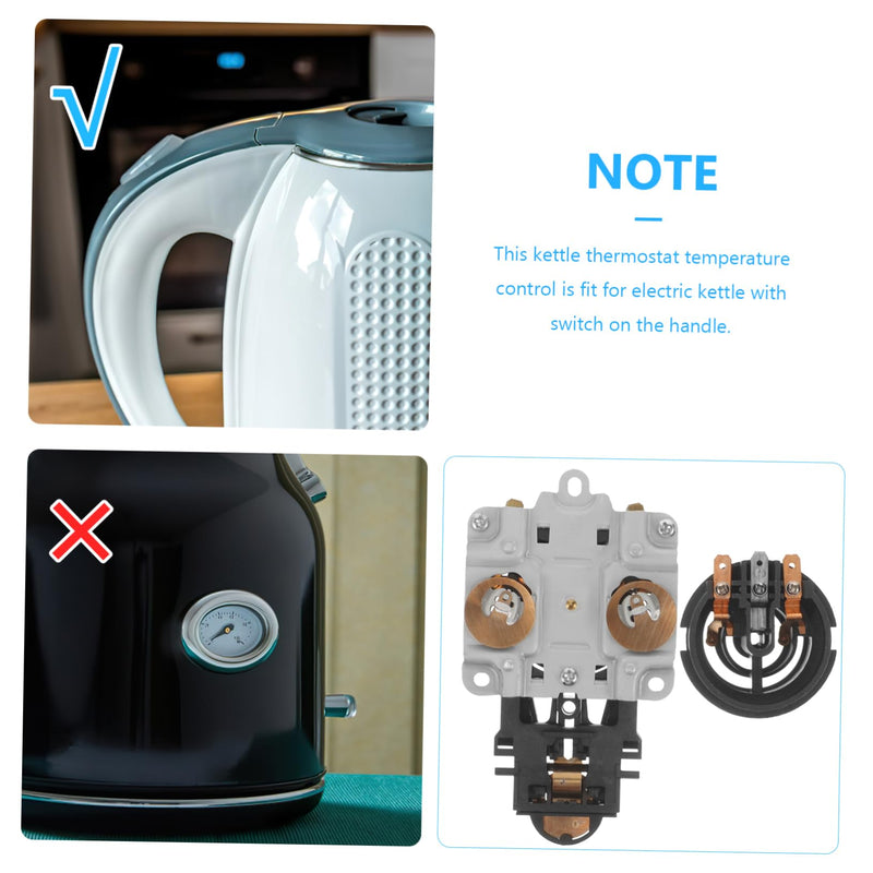 [Australia - AusPower] - Thermostat Temperature Control Base for Electric Kettle Thermostat Coupler Connector for Heating Devices Kettle Repair Part 