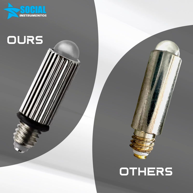 [Australia - AusPower] - 2.7W 3.5V Halogen Replacement Bulb for Welch Allyn Otoscope Bulb 06500, 6500, 06500U, WA06500, WA-06500-U- Welch Allyn Compatible Bulb for Macroview Medical Otoscope 