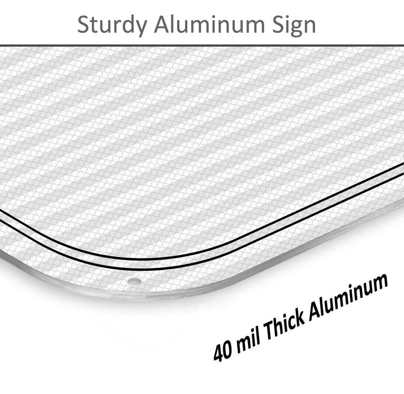 [Australia - AusPower] - Premium Reflective Metal Number Signs 1 - Aluminum 12" X 8" Parking Spot Numbered Signs Outdoor, Large, Floor, Dock, Court, Aisle, Field, No Fade, Weather-Resistant Reflective Number Signs 1 