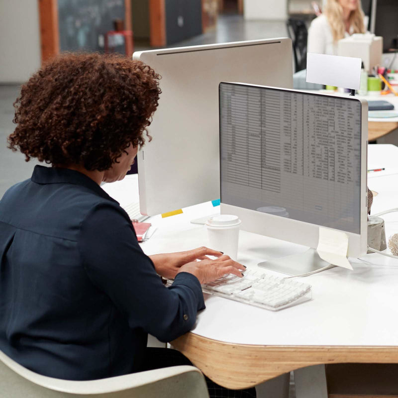 [Australia - AusPower] - Weysat 2 Set Cubicle Mirror for Office Desk Security Cubicle Mirror to See Behind You Fit Protect Personal Privacy Stick on Plane Monitor for Open Office Environment or Anywhere 