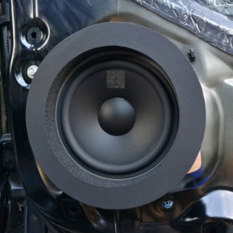 [Australia - AusPower] - 6.5 Foam Speaker Enhancer Kit (4pcs),Fits for 6" 6.5" Car Door Speaker, Universal High Rebound Sponge Bass Blocker Kit with High Rebound for Stereo Audio Speaker 