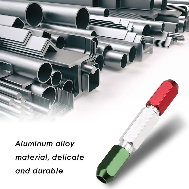 [Australia - AusPower] - Fafeicy Pin Gage Handle, Pin Handle, Pin Gage Handle Aluminum Alloy Double End No Handle Green Red Range, gage Block Accessories (0.3-1mm) 0.3-1mm 