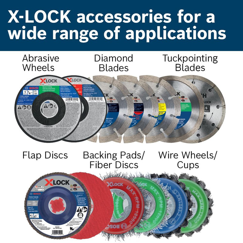 [Australia - AusPower] - Bosch WBX418 4.1" Wheel Diameter X-LOCK Arbor Hardened Steel Pressed Wire Wheel 