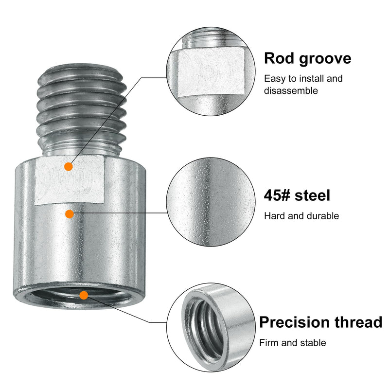 [Australia - AusPower] - QUARKZMAN 5/8"-11 Female to M14"-11 Male Adapter Polisher Adapter Connection Rotary Tool Attachment Thread Adapter Conversion Tool for Diamond Core Drill Polishing Wheel 