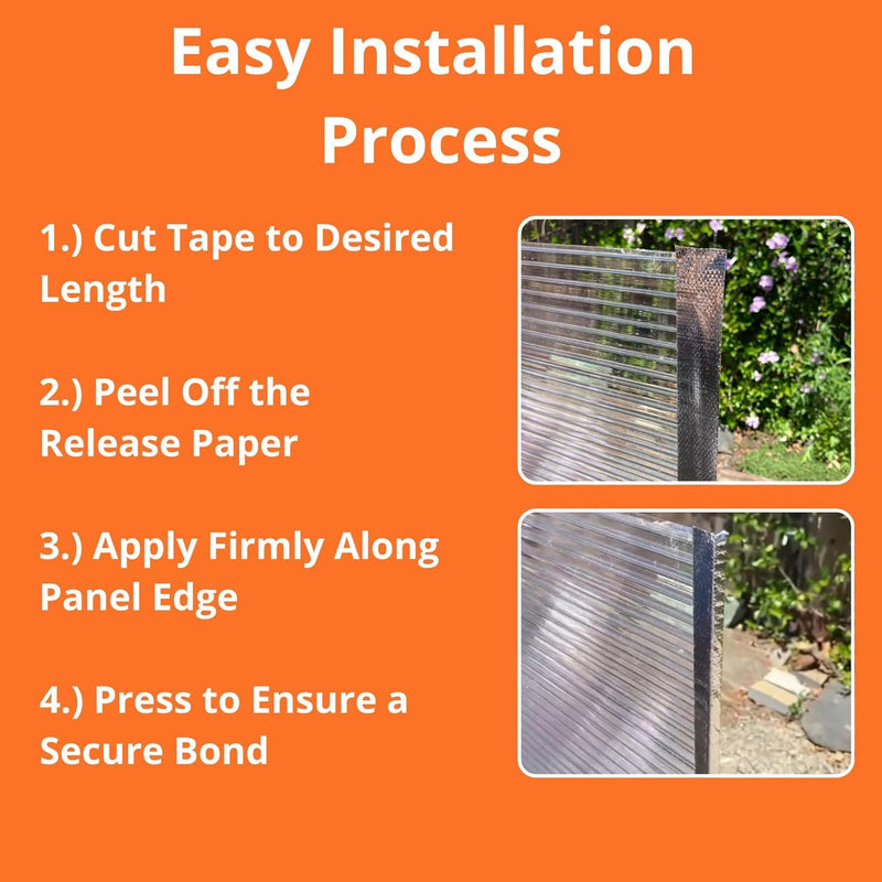 Aluminum Foil Tape Metal Tape HVAC Foil Tape for Polycarbonate Panels, Ductwork and Insulation, Uv Resistant Heat Reflective Mastic Tape for Greenhouse Roofing Repairs, 82 Ft Roll 15mm