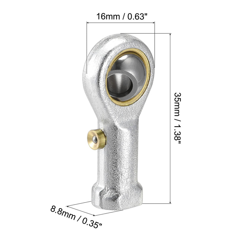 [Australia - AusPower] - uxcell PHSB3 Rod End Bearings 3/16-inch Bore Pre-lubricated Bearings #10-32 Female Thread Right Hand 2pcs 3/16" 