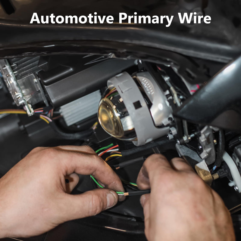 [Australia - AusPower] - 14 Gauge Wire (2-Pack Red/Black Each 25 FT), 14AWG CCA, Low Voltage Automotive Primary Harness Wire for Battery, Car Audio, Remote Trailer, Security Alarm, Hook Up Electrical Wires for DIY DC 25FT-2PK Black+Red 