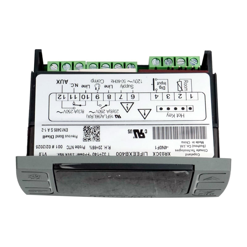 [Australia - AusPower] - XR03CX-4N0F1 Digital Temperature Controller 120V Refrigerator Thermostat with Sensor Probe Replacement for W0302186 XR03CX-4N1C0 Cooling Control Panel Board 