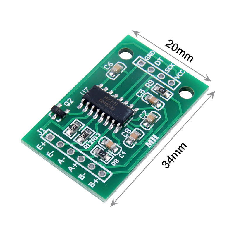 [Australia - AusPower] - 10pcs HX711 Load Cell Amplifier Module Board kit A/D Converter Module for Arduino Human Body Scale Pressure Sensors 