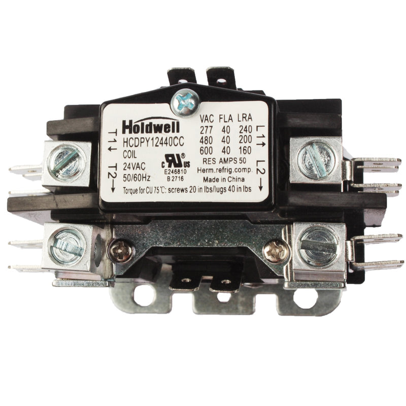 [Australia - AusPower] - 45GG10AJA 1 Pole Normally Open Double Make with shunt 40 Amp 24V Coil Definite Purpose Air Conditioner Contactor 
