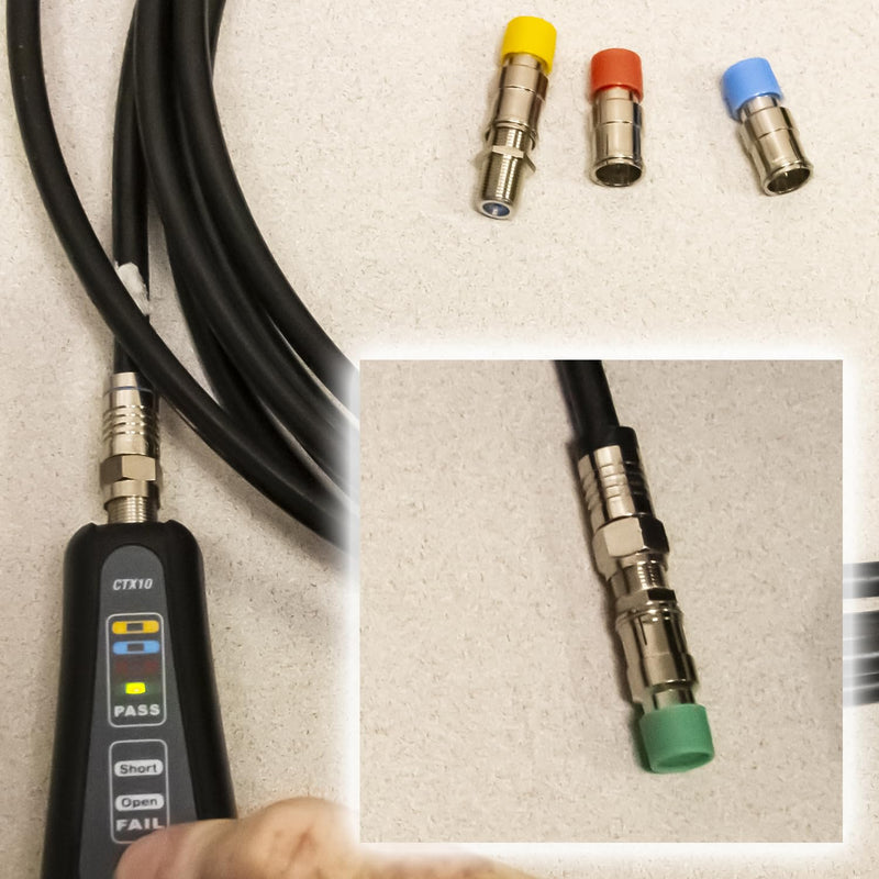 [Australia - AusPower] - Triplett CTX10 Coaxial Cable Tester - Designed to Test The Connection of F-Type Coaxial Cable 