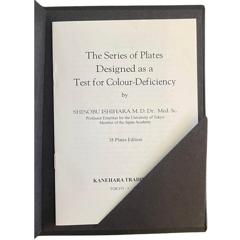 [Australia - AusPower] - Ishihara Test Chart Books for Color Deficiency 38 Plates with User Manual and One Eye Occluder 