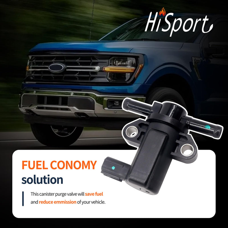 HiSport 14930-7s000 Vapor Canister Purge Solenoid Valve - Compatible with Nissan Armada Titan Pathfinder Xterra Frontier NV1500 NV2500 NV3500 2004-2016 Infiniti QX56 2004-2010 CP616