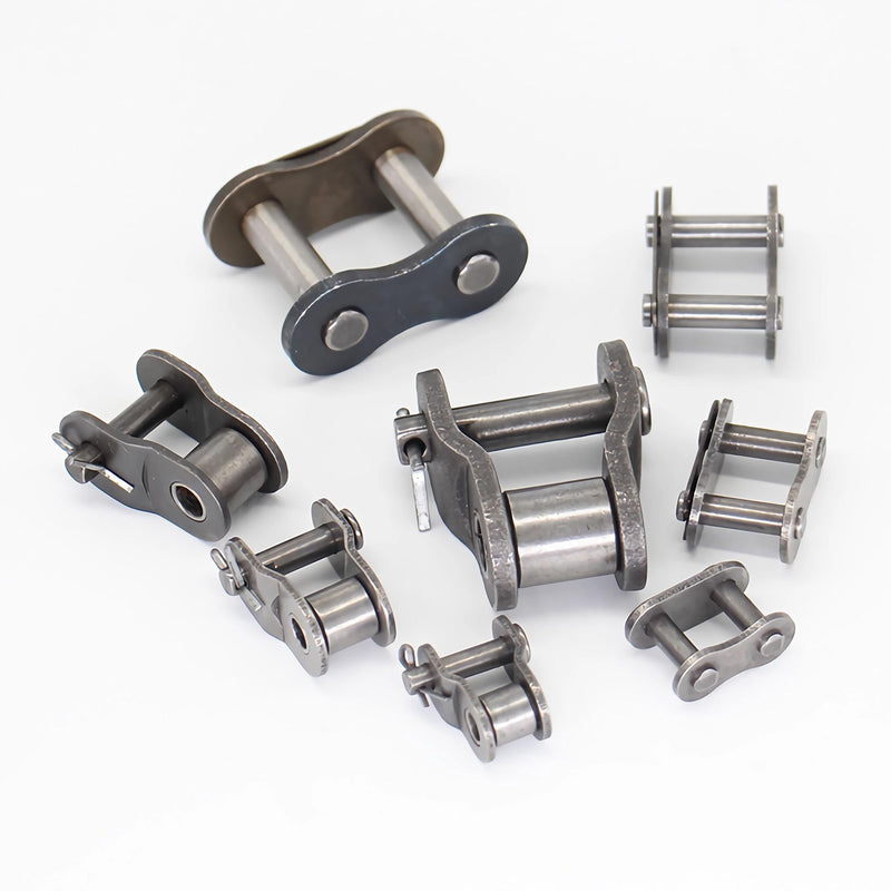 [Australia - AusPower] - 8PCS 08B Roller Chain Connecting Links, 1/2 Inch Pitch Master Connector Link Carbon Steel, Standard Connecting Split Link for 08B Chain 8 