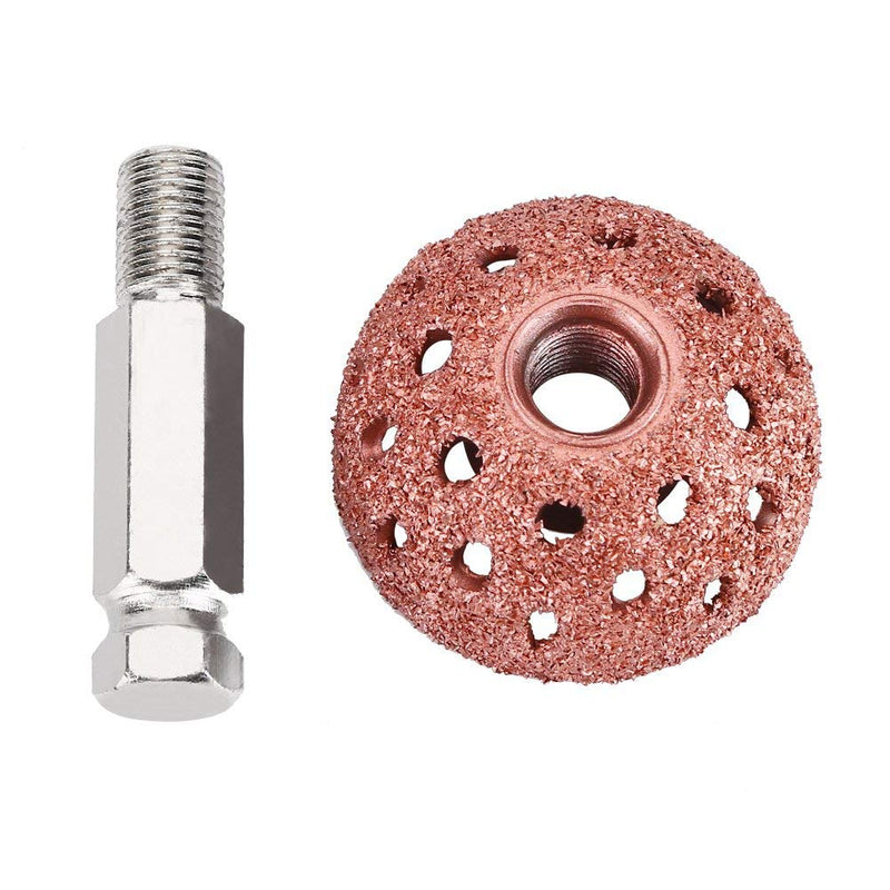 [Australia - AusPower] - Watris Veiyi 2PCS Tungsten Steel Grinding Head, Tire Buffing Wheel, 70 Coarse Grit Buffing Wheel for Tire Repair（9mm/0.35in Linking Rod Thread） 