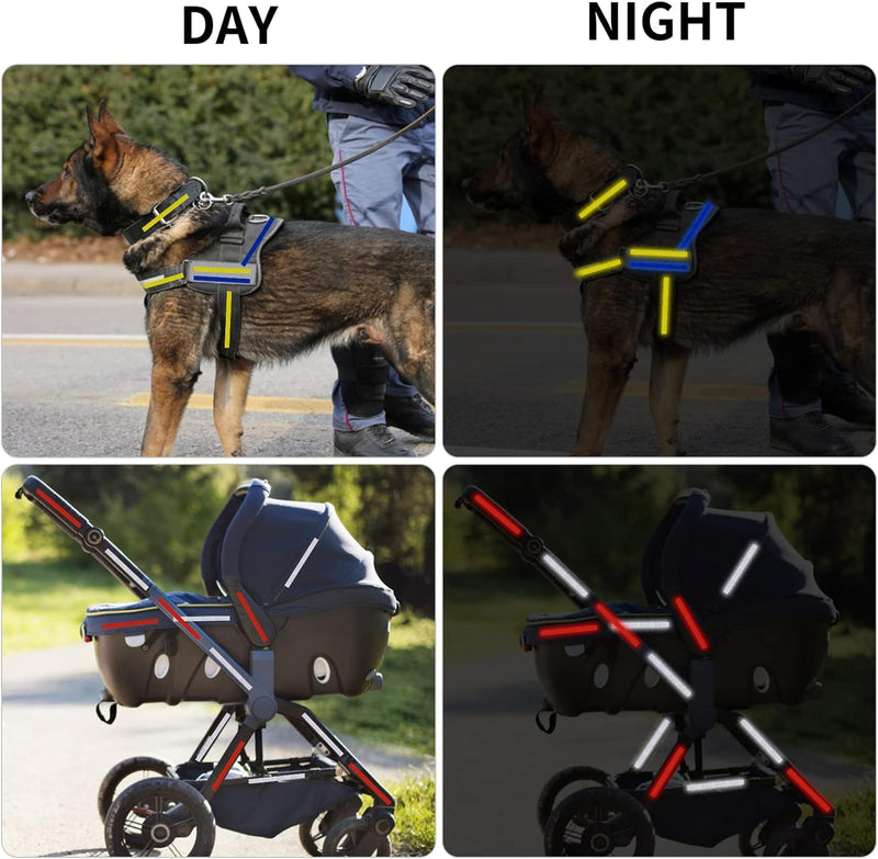 [Australia - AusPower] - 3 Rolls Reflective Tape Reflective Warning Tape Outdoor Waterproof Reflective Tape Nighttime Safety Stickers Trailer Reflective Tape Apparel (1 inch x 30 feet) (Three Colors) 3 