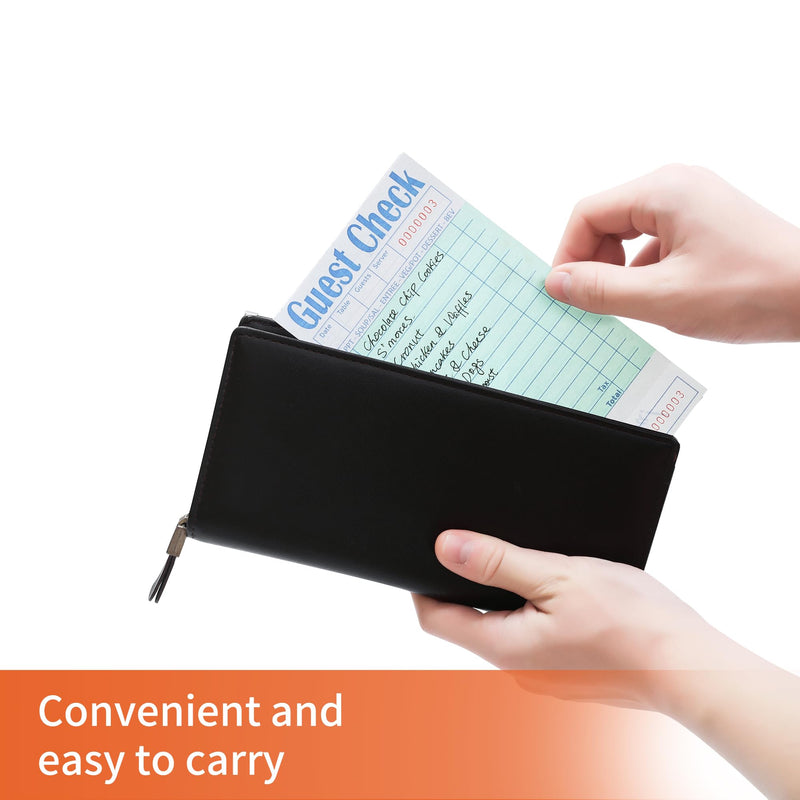 [Australia - AusPower] - 6 Pack Guest Checks Books for Servers Server Note Pads, Waiter Checkbook, Waitress Notepad for Restaurants, Paper Checks 50 Sheets/Pack, 300 Total Tickets Green 6pcs 