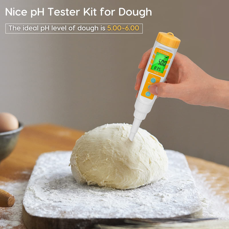 [Australia - AusPower] - YINMIK Food pH Meter with pH Storage Solution 