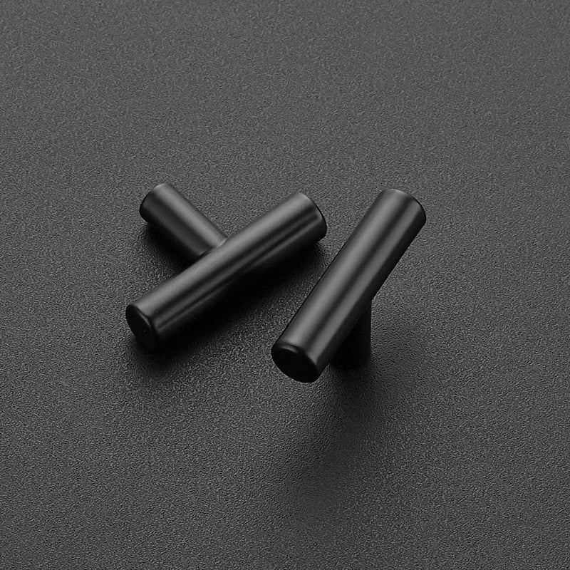 25 Pack 2 inch Cabinet Pulls Matte Black Stainless Steel Kitchen Cupboard Handles Cabinet Handles 2”Length 25