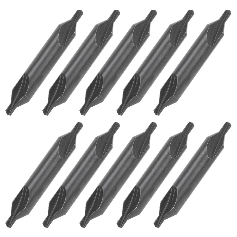 [Australia - AusPower] - 10pcs 3mm Pilot Drill Bit HSS Type A Pilot Drill Bit Industrial Processing Tool for Milling Machines Positioning Tools 