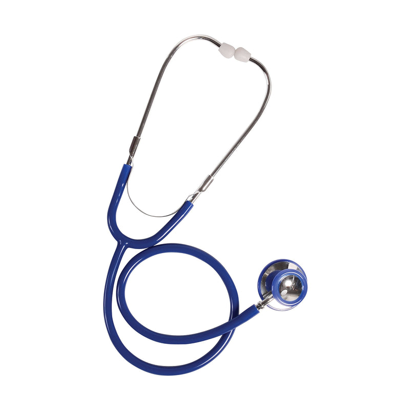 [Australia - AusPower] - MABIS Stethoscope, Lightweight, Adult, Dual Head for Intake and General Examination with Large Diaphragm for High Frequencies or the Bell for Low Frequencies, 22 Inch Y Tubing, Blue 