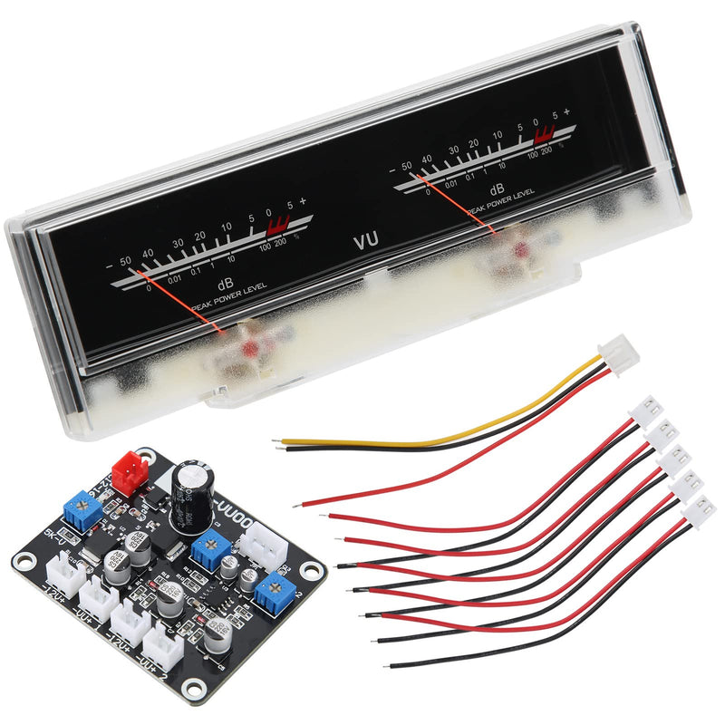 [Australia - AusPower] - VU Meter with DB Level Display, 6.1 inch, Backlight Driver Board for Audio Testing, DIY Home Car Amplifier 