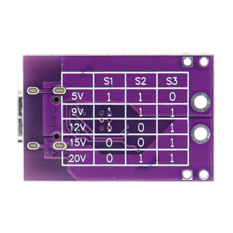 3 x QC/PD/AFC Power Supply Trigger Module Quick Charge Trigger USB-C 5V 9V 12V 15V 20V Pack of 3.