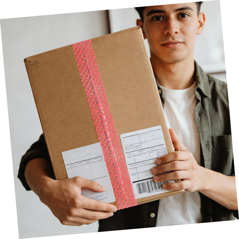 Tamper Evident Tape 1.54In X 164Ft Security Packing Tape with Voidopen Message for Shipping Boxes and Tamper Proof Seal