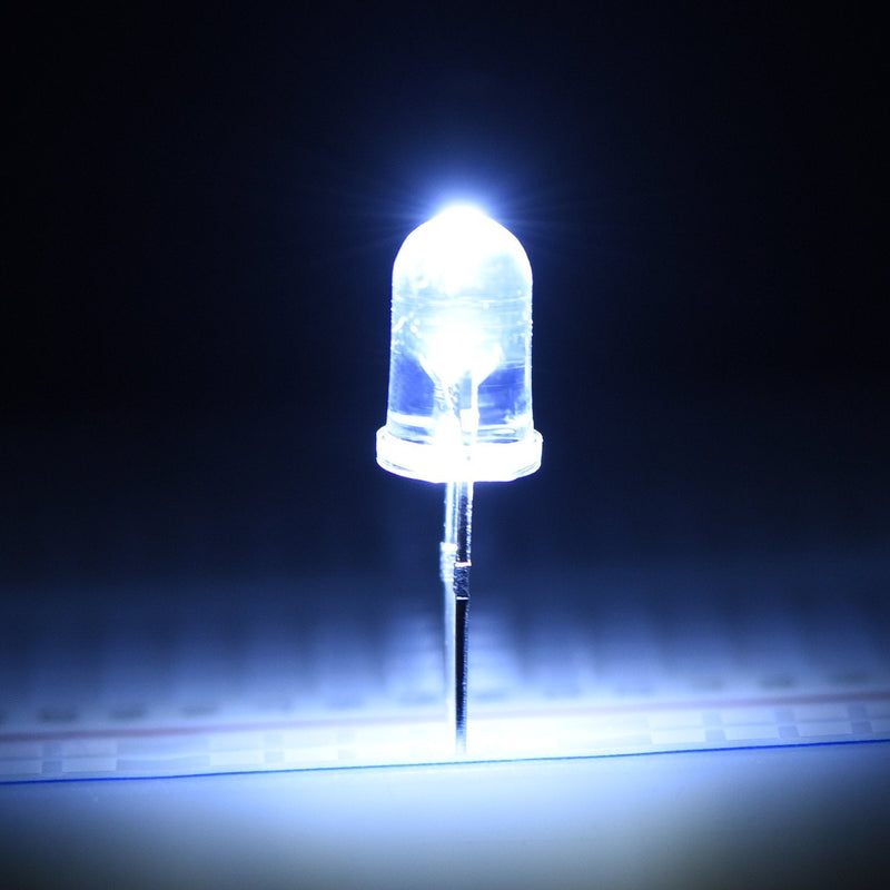 100 pieces clear LED light diffuse diodes LED lamp mixed kit 10 colours 5 mm.