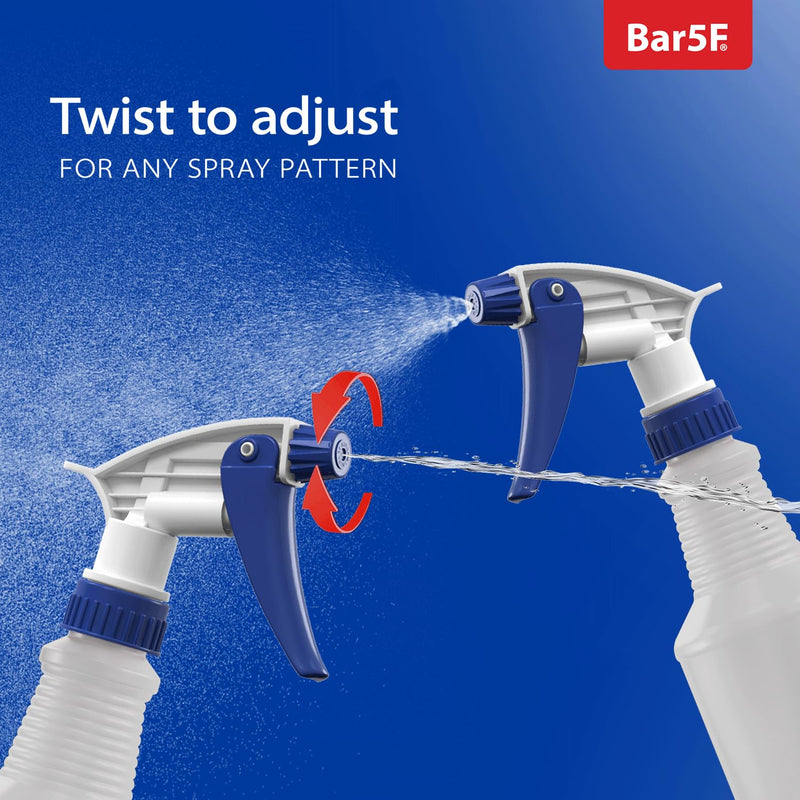 [Australia - AusPower] - Set of 2 Premium 16 oz Spray Bottles, NBR Gasket - Superior Hydrocarbon Resistance - Ideal for Auto Detailing & Industrial Cleaning Pack of 2 