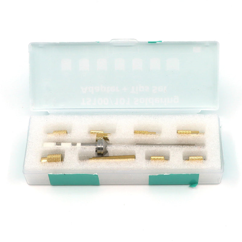 [Australia - AusPower] - NovelLife Heat Set Insert Tool Hot Melt Brass Knurled Nut Embedded Insertion Tip Adapter Kit 3D Printed Parts Install for TS100 TS101 Pine64 936 Soldering Iron (Heat Set Insert Tool) 