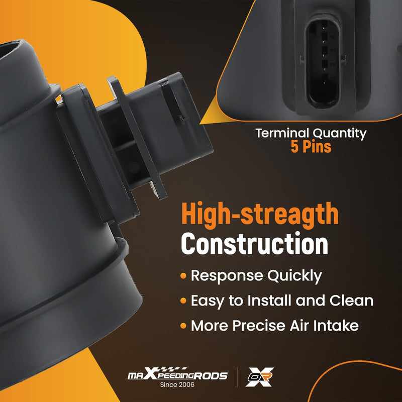 [Australia - AusPower] - maXpeedingrods Mass Air Flow Sensor Meter for Mercedes Benz SLK350 E350 C350 R350 SLK280 C230 C280 ML350 S550 CLS550 GL450, 0280218190 2730940548 
