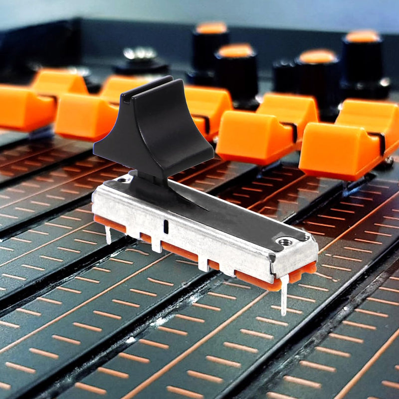 [Australia - AusPower] - Abaodam Replacement Potentiometer Push Button 4 Pieces 10K Stereo Volume Potentiometer For Audio 