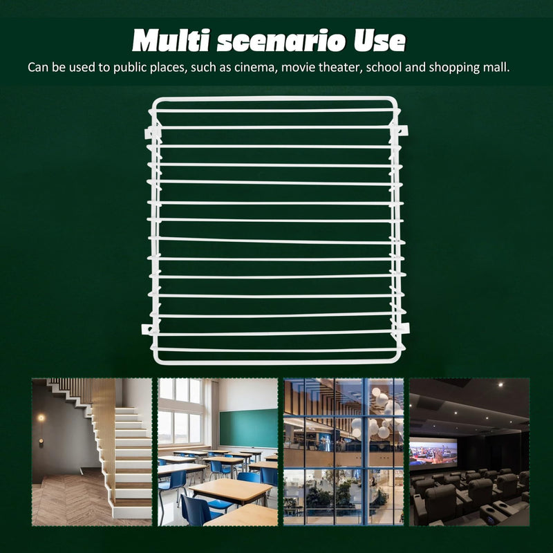 OSALADI Emergency Light Safety Barrier Wire Guard 13X13X3.14In Exit Sign Protective Cover Impact Resistant Animal Intrusion Prevention Indoor Outdoor