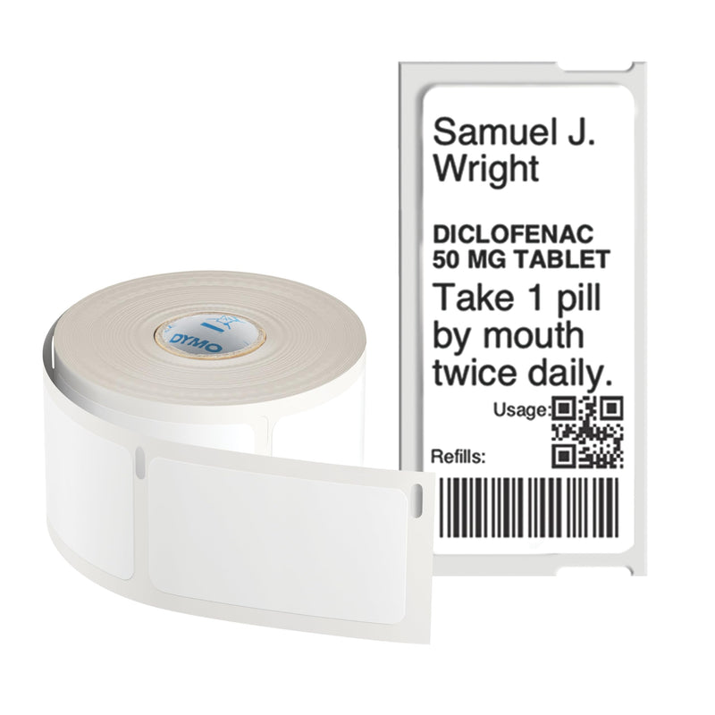 [Australia - AusPower] - DYMO LabelWriter Durable Laboratory and Medical Labels, 25 mm x 54 mm, 500 Labels 