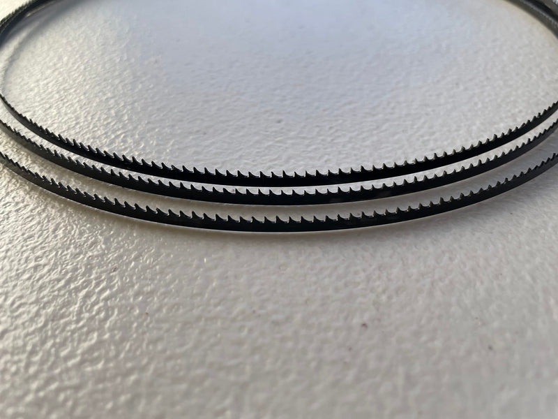AYAO 59 1/2 inch Bandsaw Blades, 5pk, Ground Tooth (59 1/2" X 1/8" X 12TPI, 5pk) 59 1/2" X 1/8" X 12TPI, 5pk