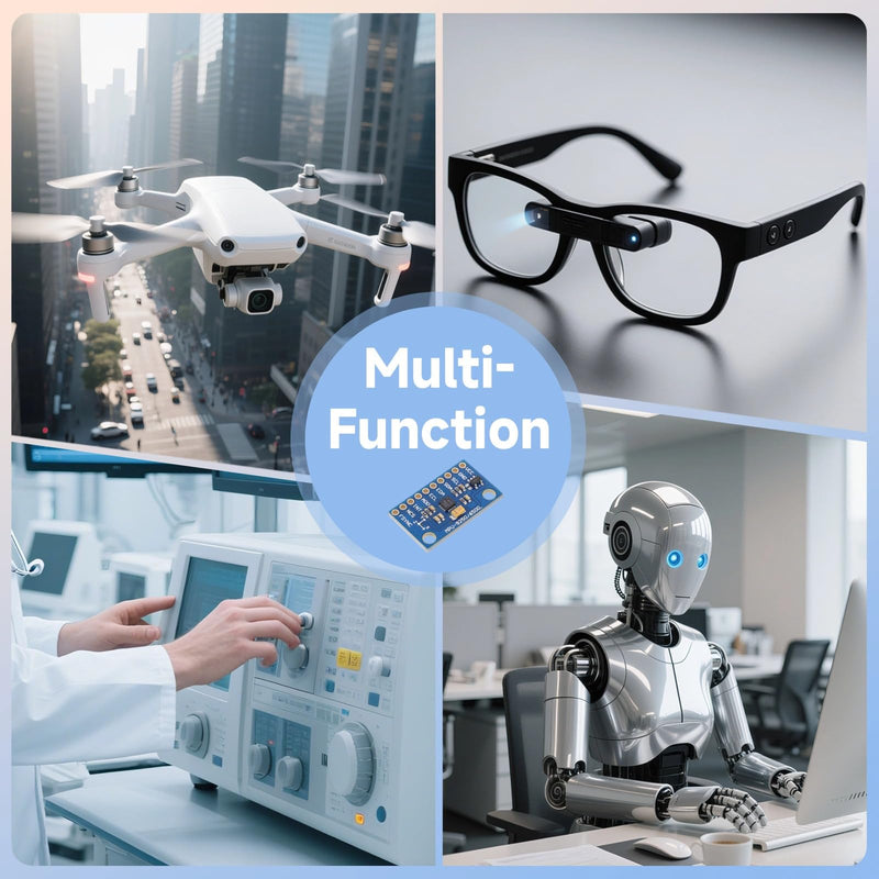 [Australia - AusPower] - MPU9250 GY-9250 Acceleration Gyroscope Sensor, 9-Axis 16 Bit Nine-axis Acceleration Magnetic Sensor Module IIC/SPI for Arduino 