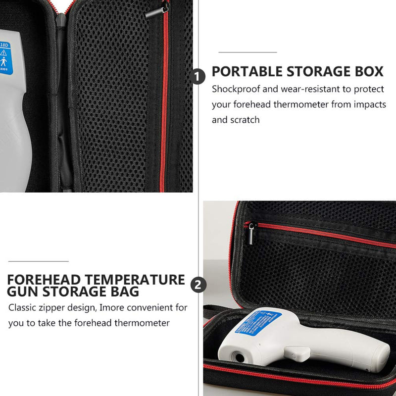 [Australia - AusPower] - EXCEART Thermometer Travel Storage Case for Digital Ear Thermometer Thermometer Green Zipper 