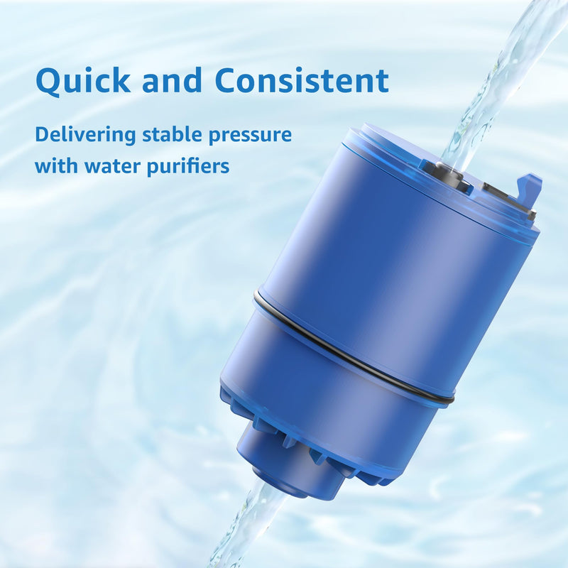 Filterlogic FF08 Faucet Water Filter Replacement, Compatible with All PUR® PLUS Water Filter Replacement RF9999®, NSF 42 Certified, 18-Month, 1800-Gallon, 6 Pack 6 Count (Pack of 1)