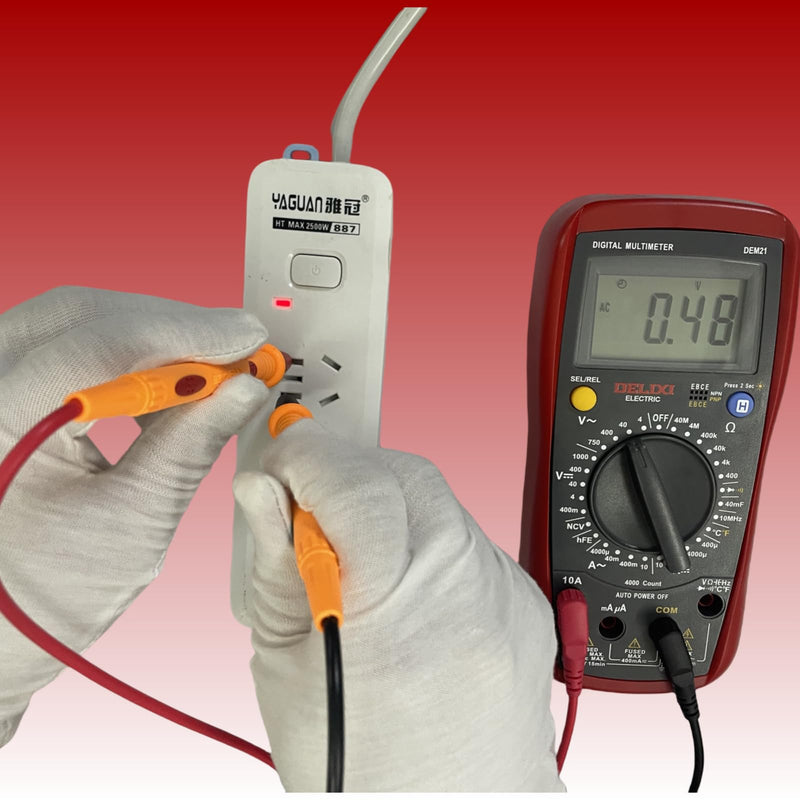 [Australia - AusPower] - 1000V 10A Multimeter Test Leads, Multimeter Leads+2pcs Alligator Clips, Test Probes Leads 
