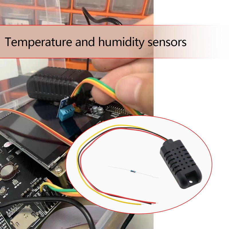 [Australia - AusPower] - SING F LTD 2Pcs DHT21 AM2301 AM2301A Capacitive Digital Temperature Humidity Sensor Module 3.3-5V DC for Humidity Regulator Testing Equipment 