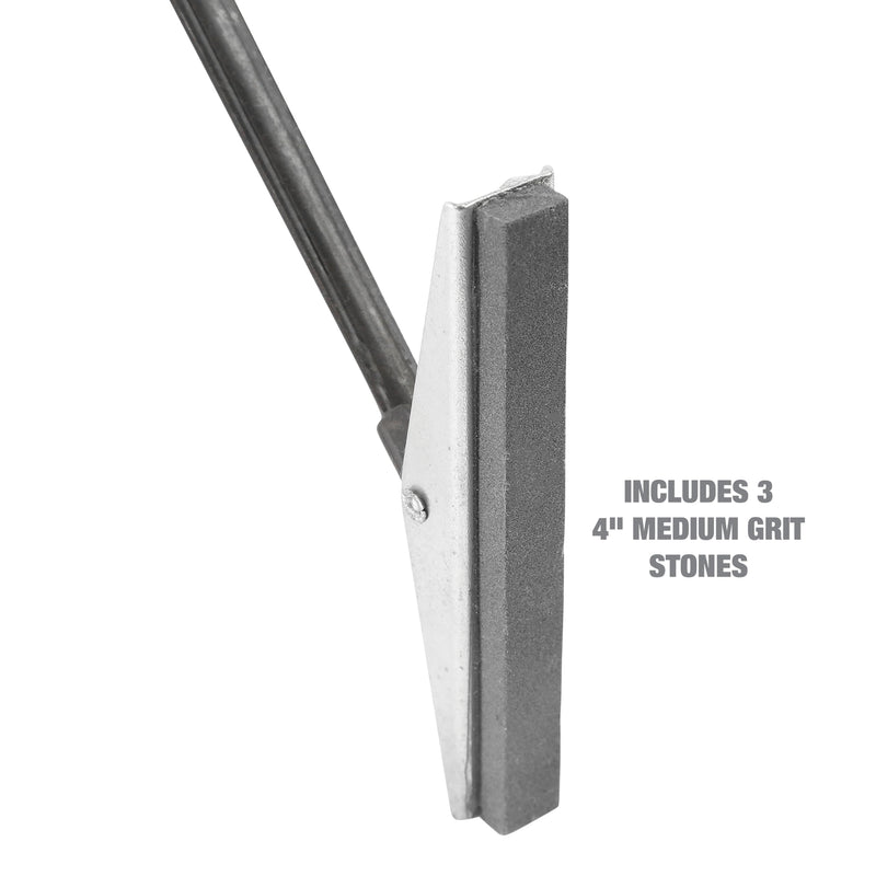 [Australia - AusPower] - OEMTOOLS 25041 Adjustable Engine Cylinder Hone Deglazer, Honing Tool with 3 Medium Grit 4 Inch Stones, Compatible Standard Drills for Positive Engine Honing Cutting at All Speeds 2 to 7 inches 