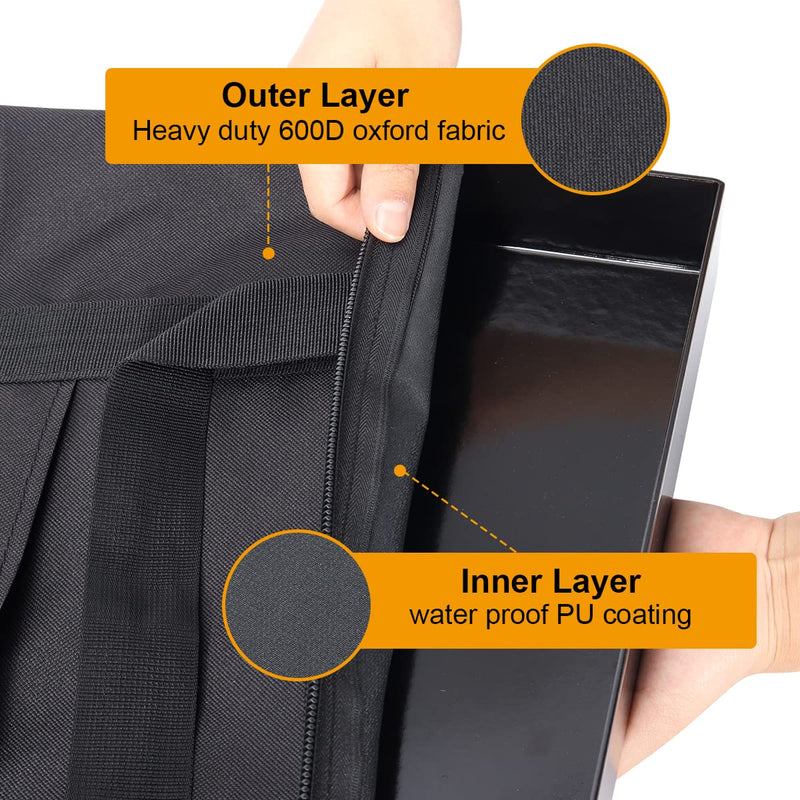 AJinTeby Griddle Carry Bag for Camp Chef SG90, CGG24B, FG26 Griddle Models, Compatible with Camp Chef 2 Burner Stove Grills, Heavy Duty 600D Waterproof Dustproof Carry Bag