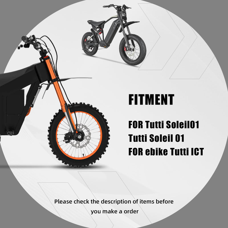 Seat Cover for Tutti,Waterproof Non-Slip Cushion Cover for Tuttio Electric Dirt Bike Soleil 01 and Ebike ICT-Black Black