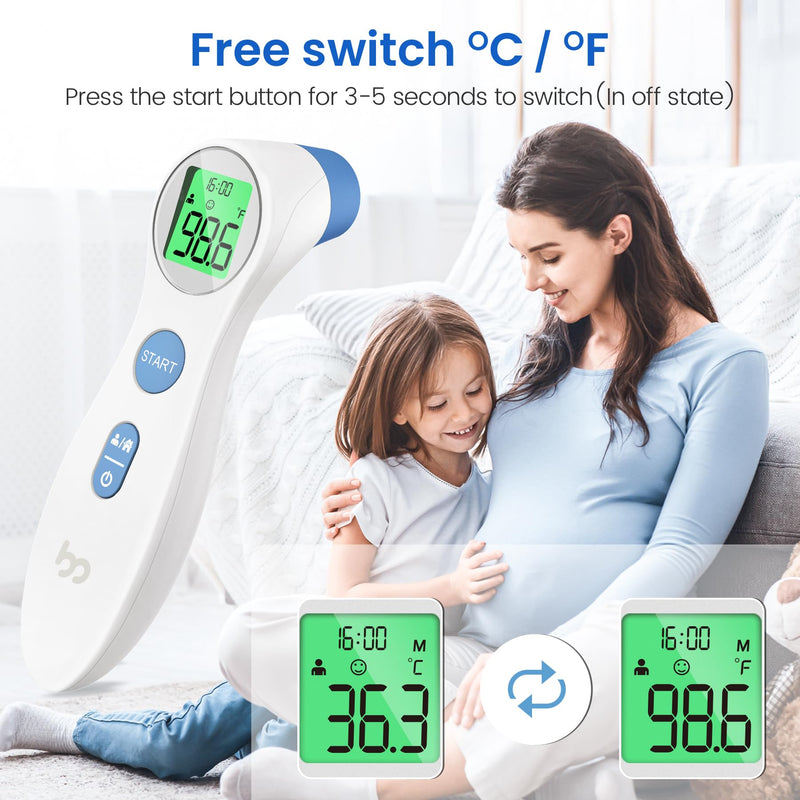 [Australia - AusPower] - Forehead Thermometer and Oral Thermometer 