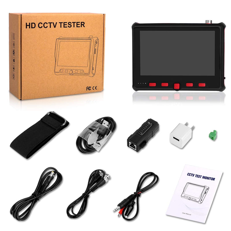 [Australia - AusPower] - Wrist CCTV Tester, Portable Camera Tester CVBS Analog Tester4.3" TFT Color LCD CCTV Video Audio Security Surveillance Camera Tester（6300） 
